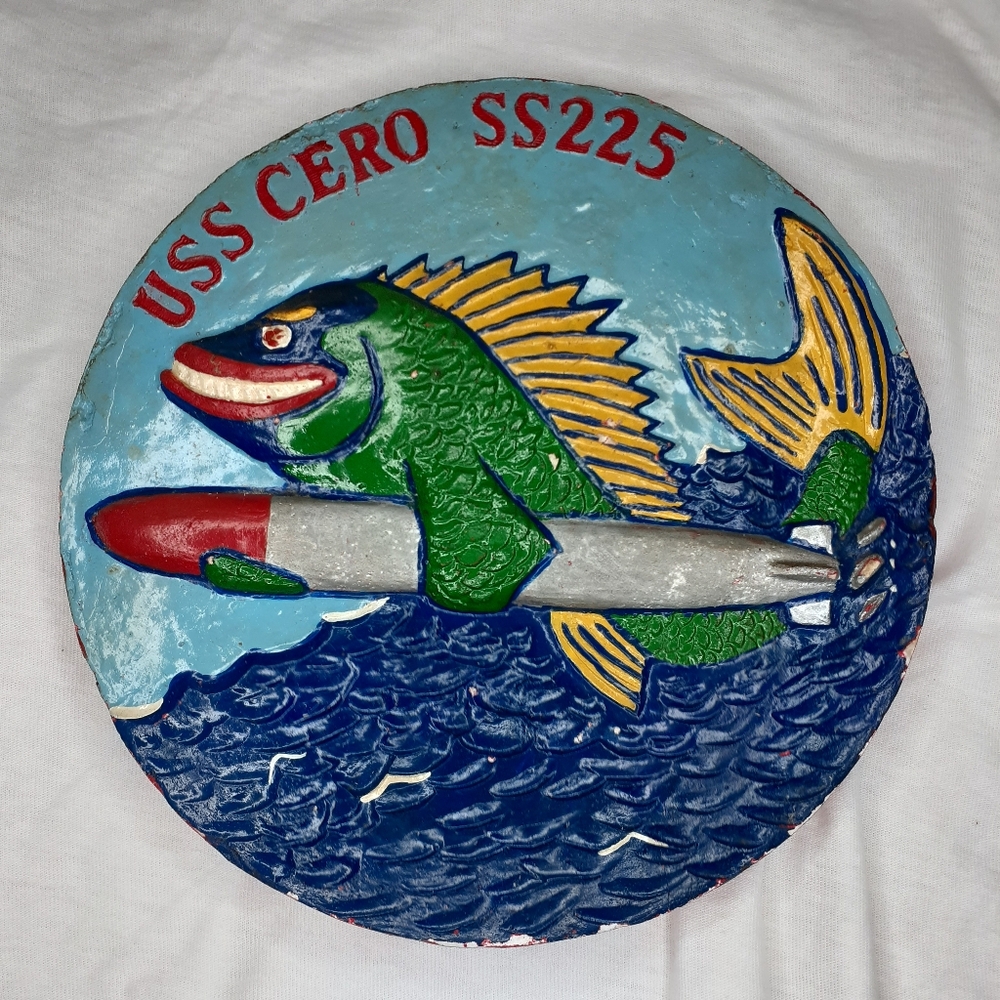 🇺🇸 Cero SS-225 United States Navy Ship Plaque